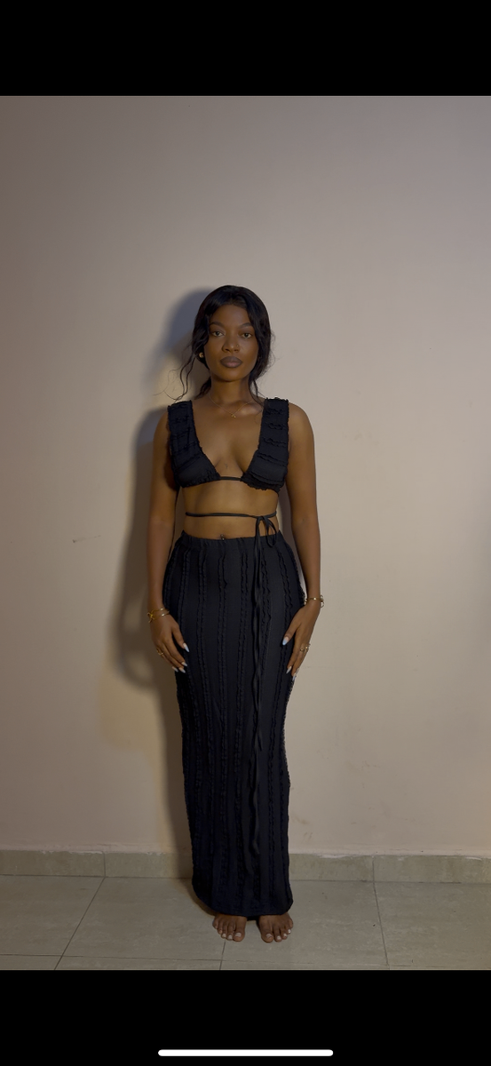 Robe longue dos nu élégante