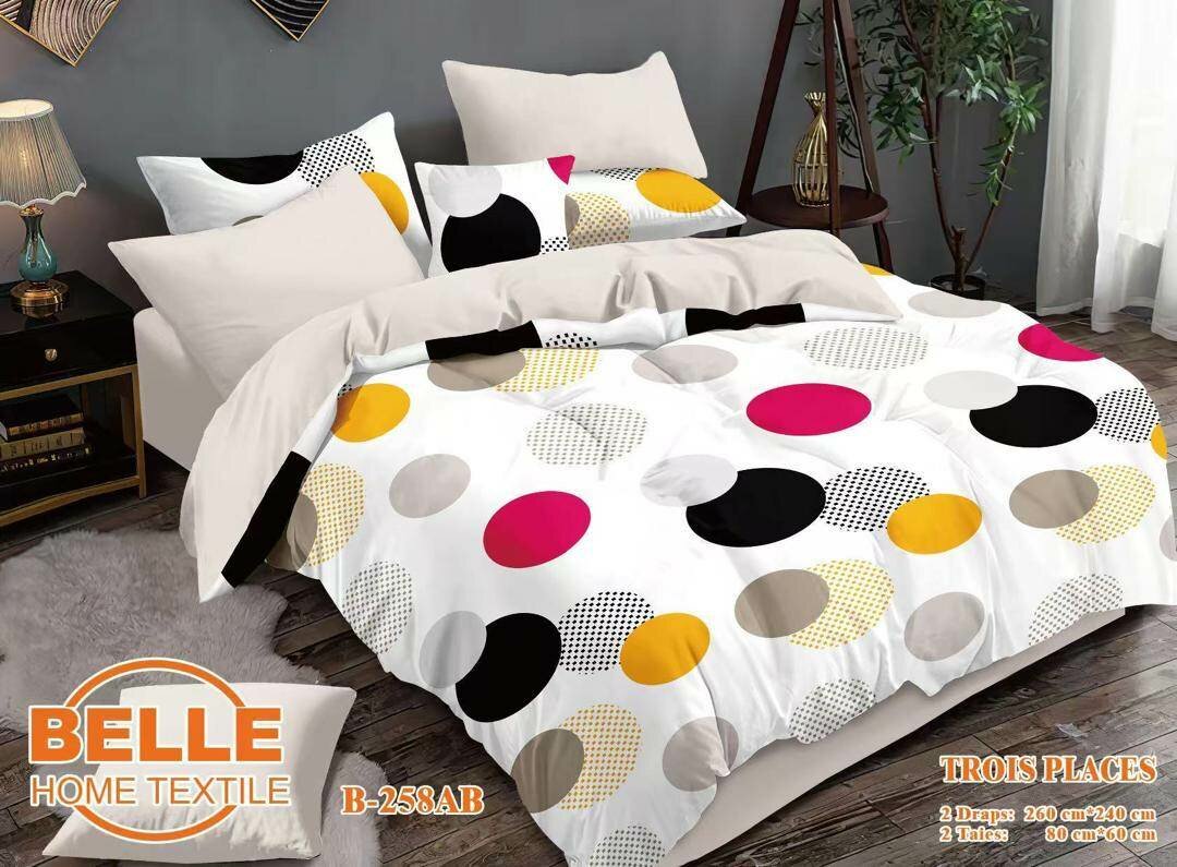 2 draps de lit 3 places+2 taie