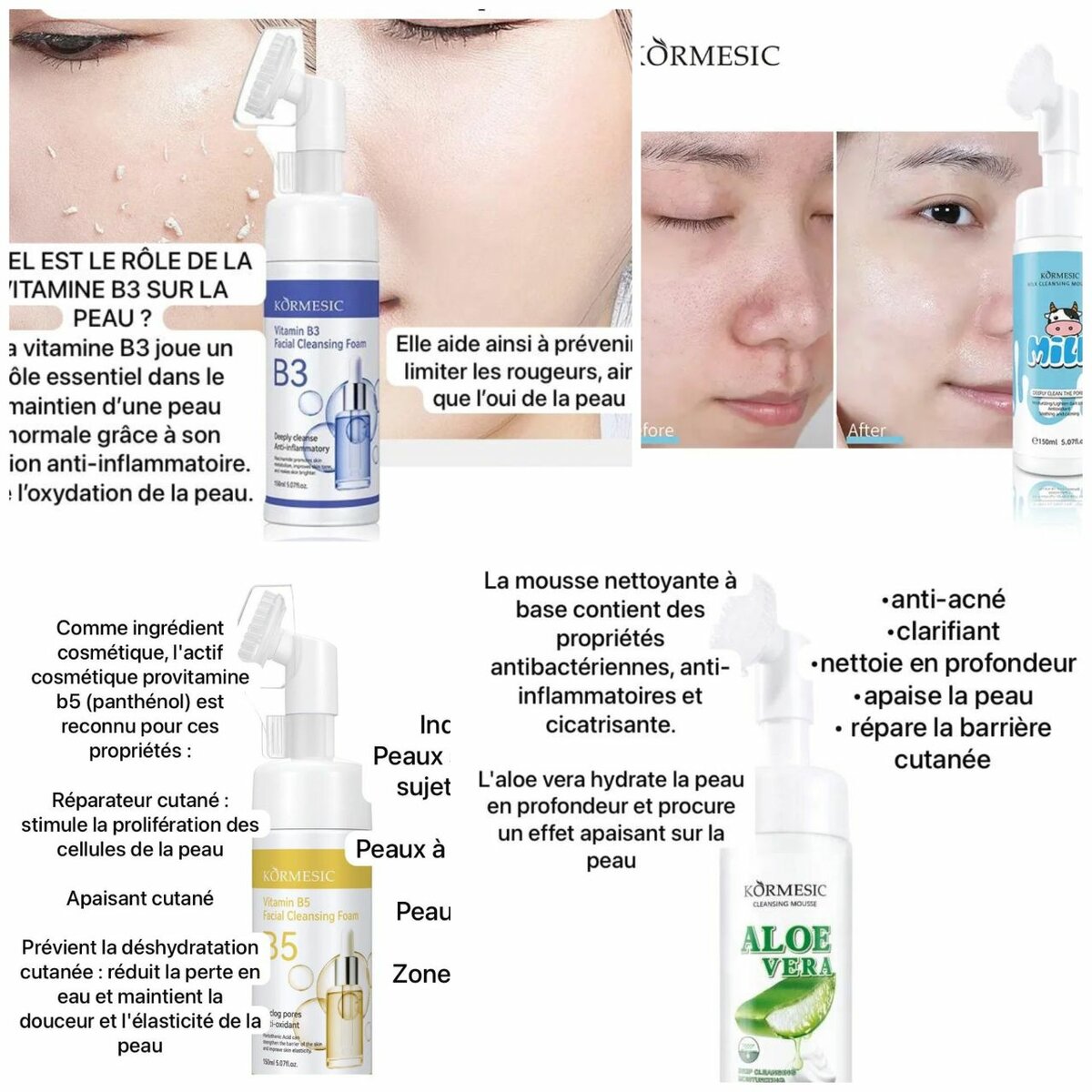 Cleanser mousse nettoyante visage