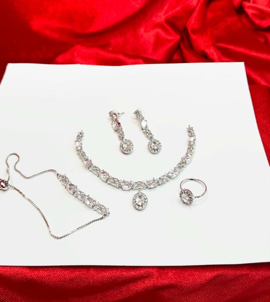 American Diamond 1 karat combo set