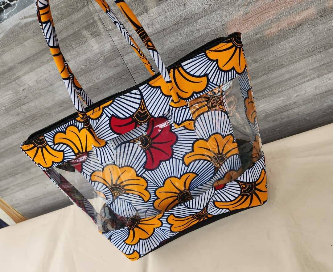 Sac cabas imprimé floral