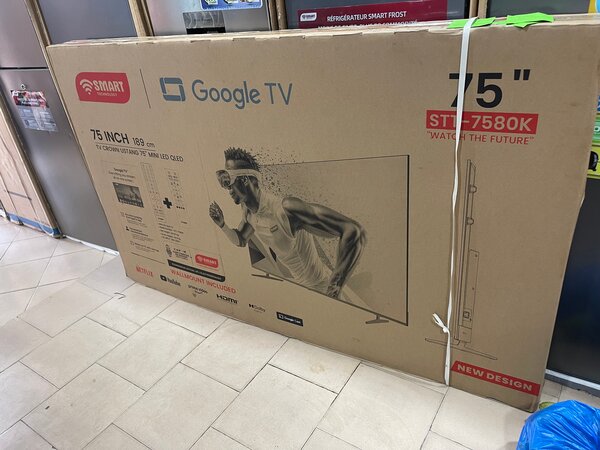 Tv smart 75pouce qled