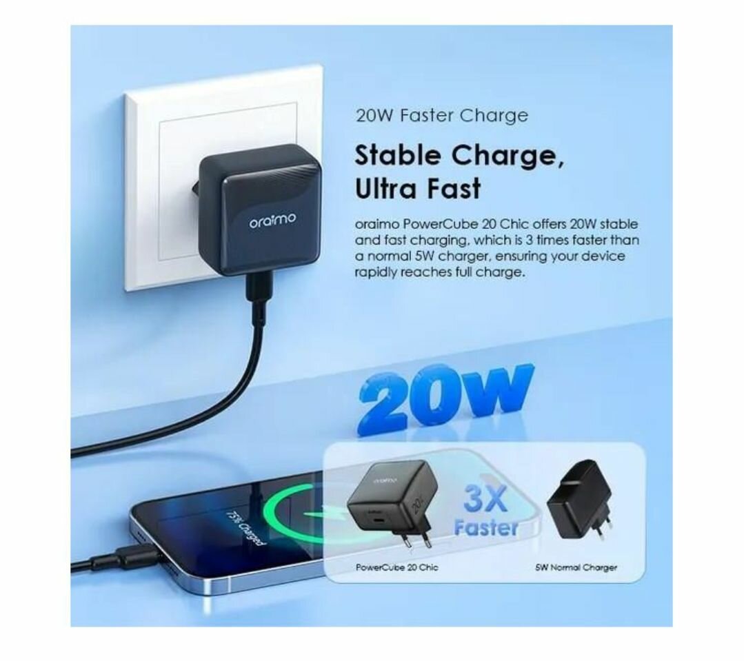 Chargeur Rapide Oraimo 20W