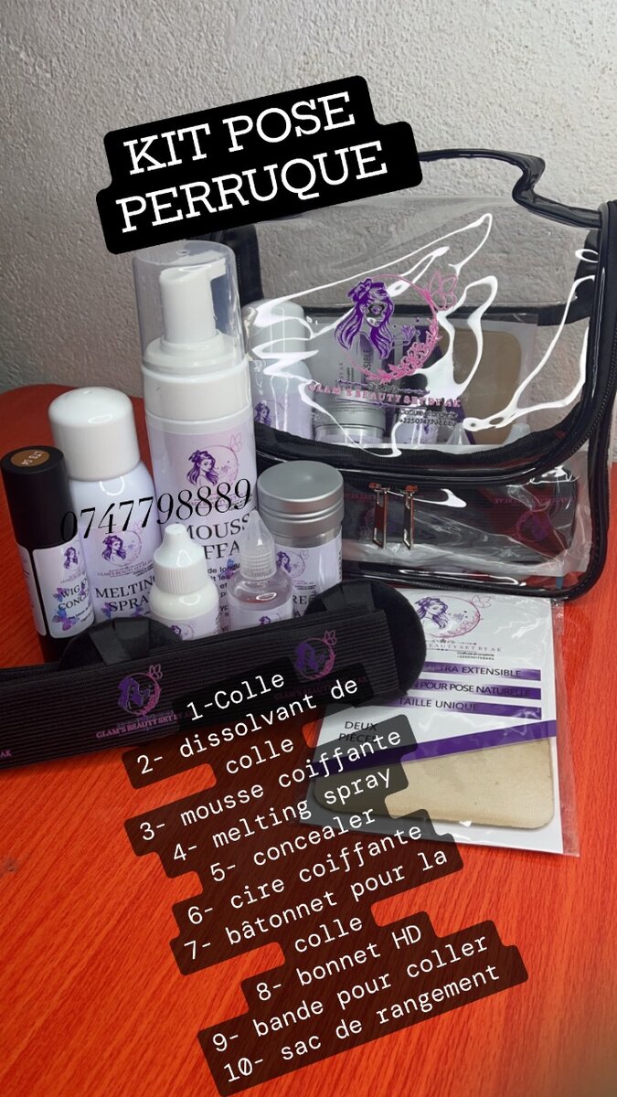 Kit Pose Perruque Complet