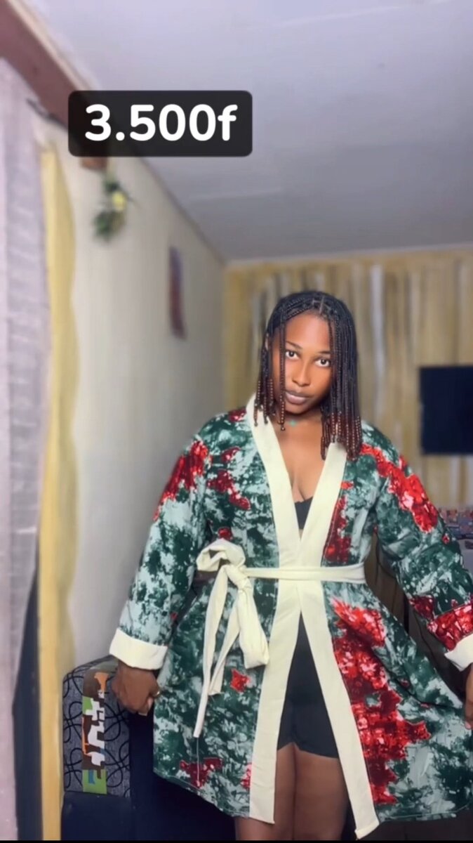Veste kimono femme colorée