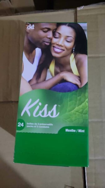 Préservatifs Kiss Menthe 24 unités