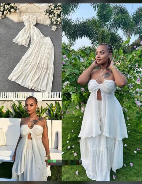 Robe Maxi Volant Bohème