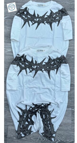 T-shirt long imprimé graphique