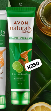 NATURALS Herbal CLEANSER-SCRUB-MASK
