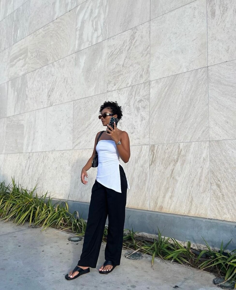 Pantalon noir élégant