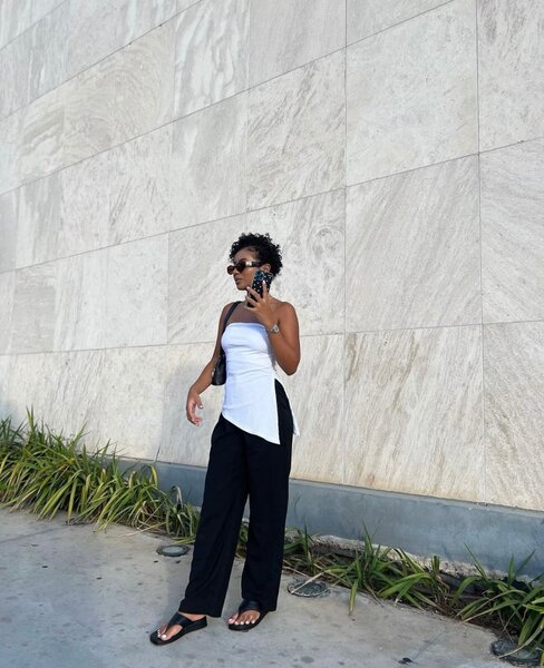 Pantalon noir élégant