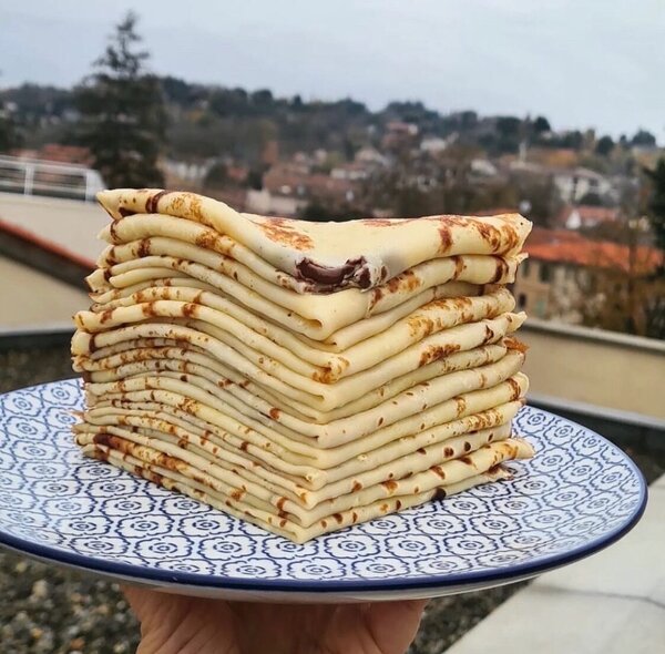 Crêpes au chocolat délicieuses