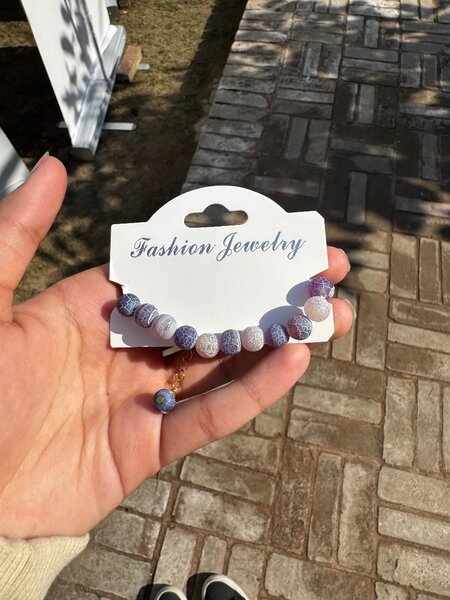 Purple Rock Bracelet