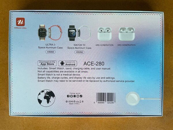 Montre Connectée ACE-280 Ultra