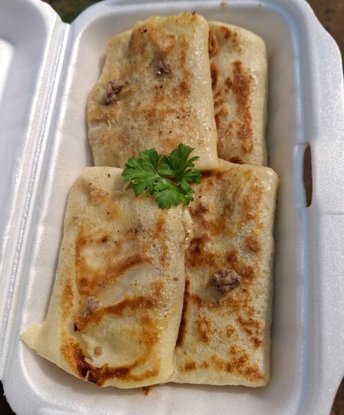 Crêpes fourrées à la viande 4