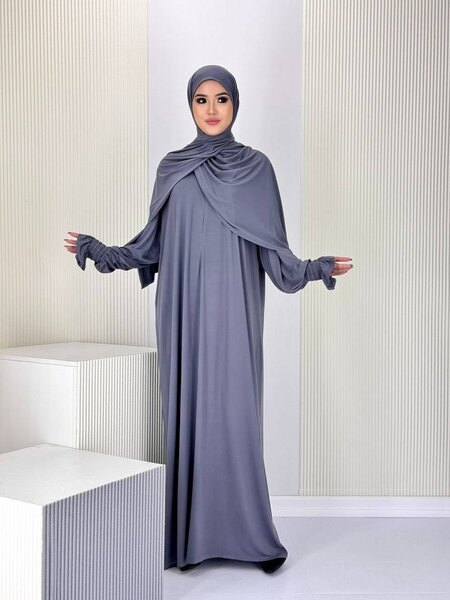 Намазник платья с шарфом