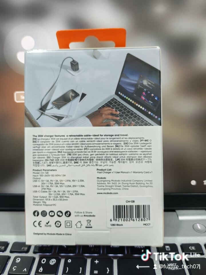 Chargeur Mcdodo 35W Rétractable