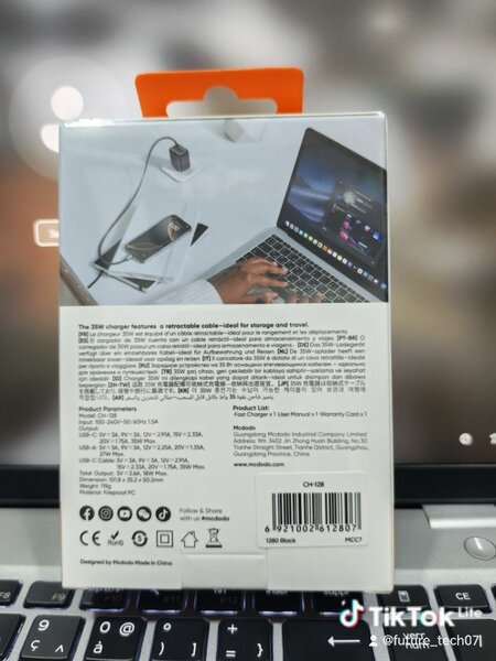 Chargeur Mcdodo 35W Rétractable