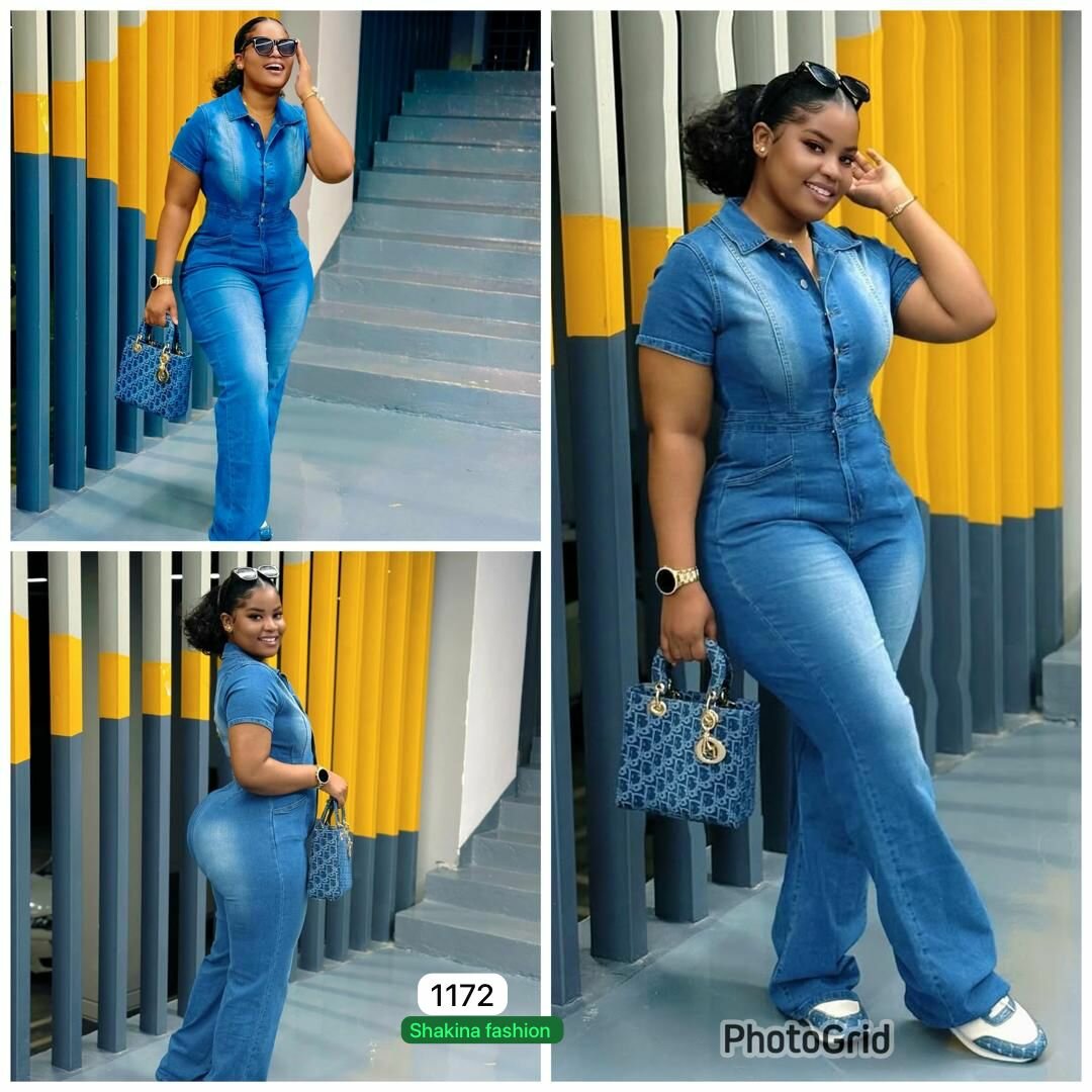 Combinaison en denim élégante