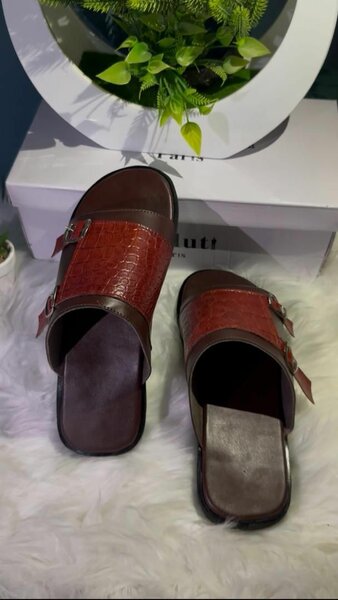 Sandales en cuir pour homme