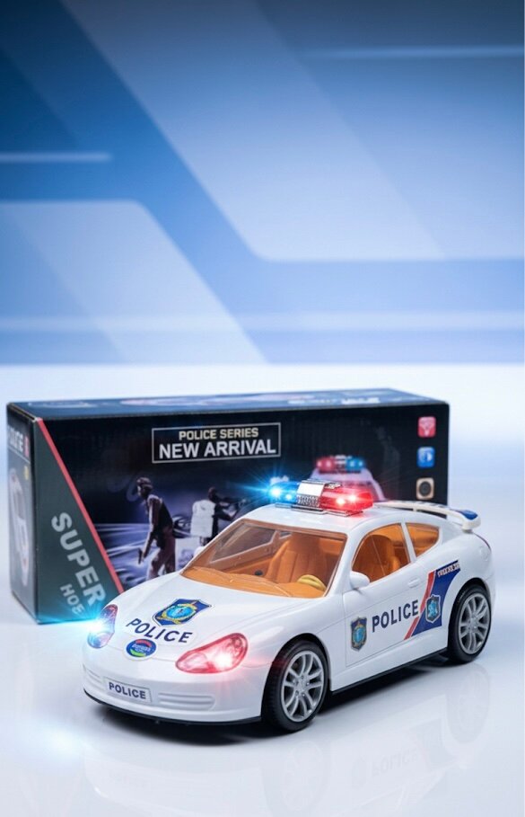 Voiture de Police Jouet Lumineuse