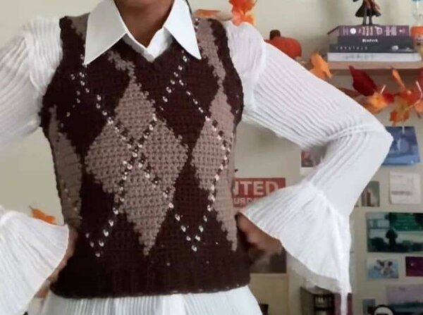 Cardigan au crochet