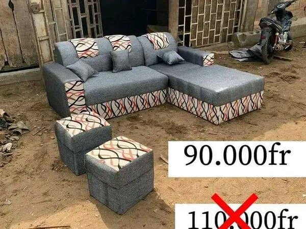 Canapé d'angle moderne