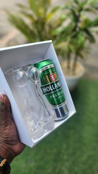 Set de Bière avec Verre Unique