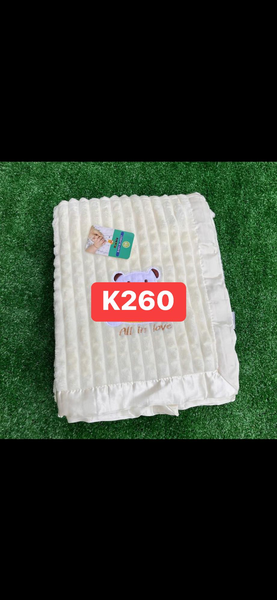 Blanket for baby white