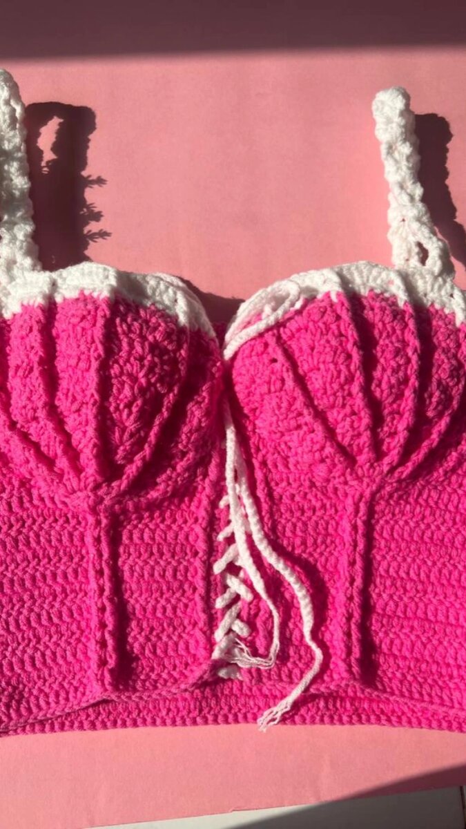 Mermaid Corset Crochet Top