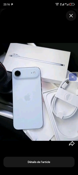 Apple iPhone neuf avec boîte et accessoires