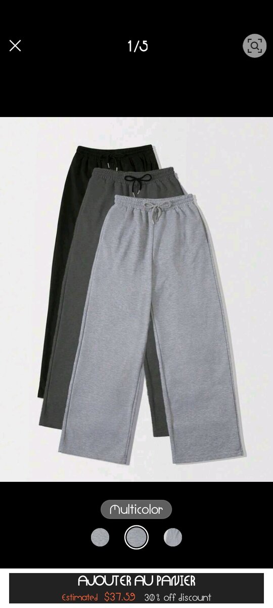 Pantalon de survêtement multicolore pour femmes