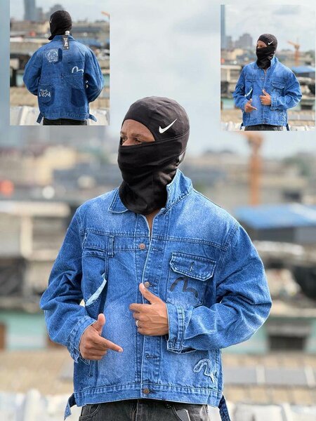 Veste en jean tendance homme