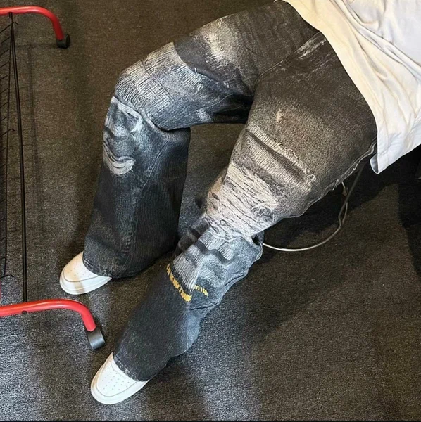 Jeans gros bas