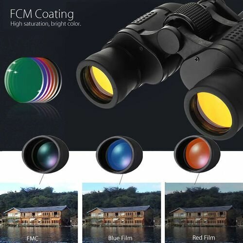 Jumelles HD 60x60 Vision Nocturne