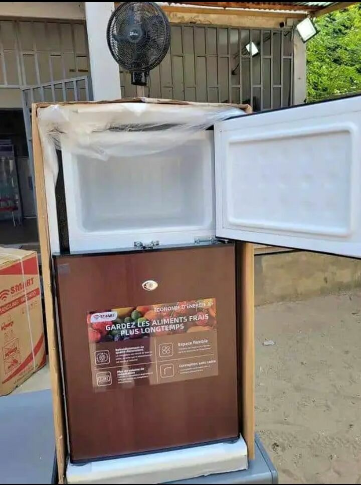 Mini Réfrigérateur Compact Bois