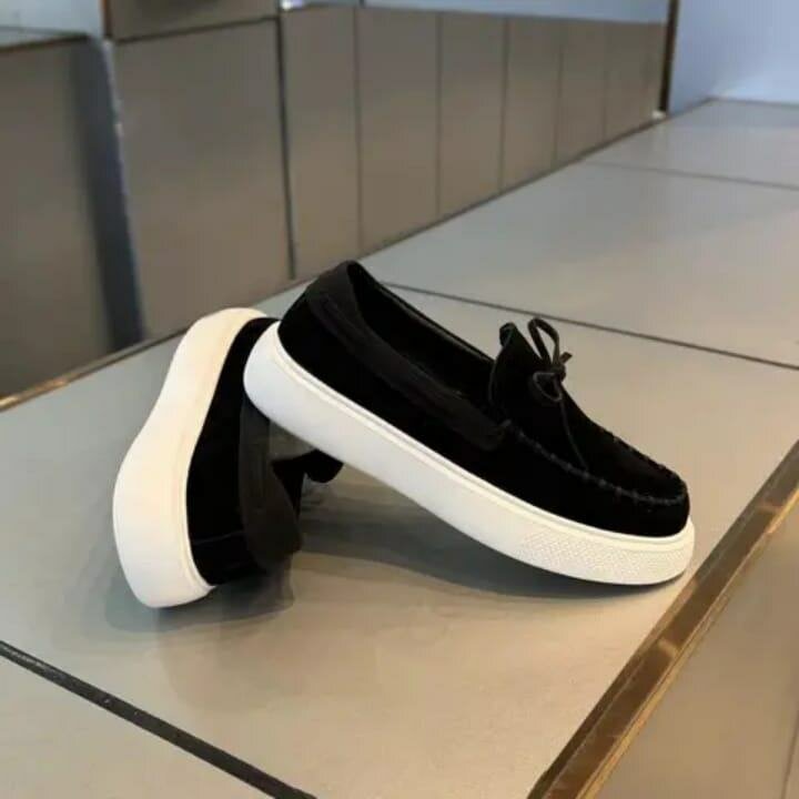 Mocassins en daim élégants