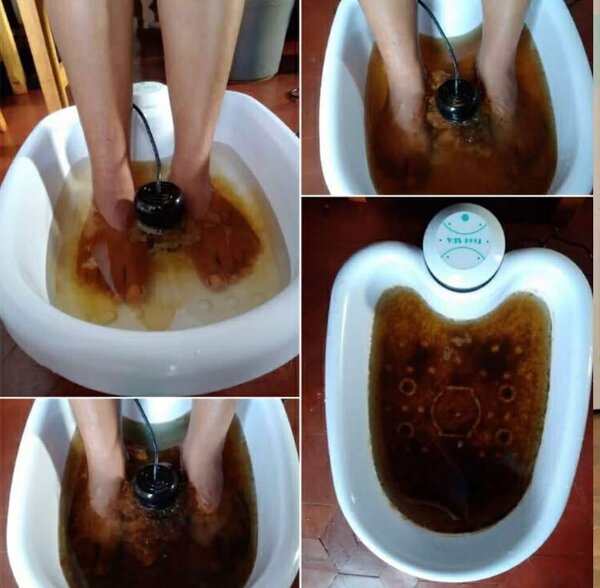 Bain ionique pour pieds