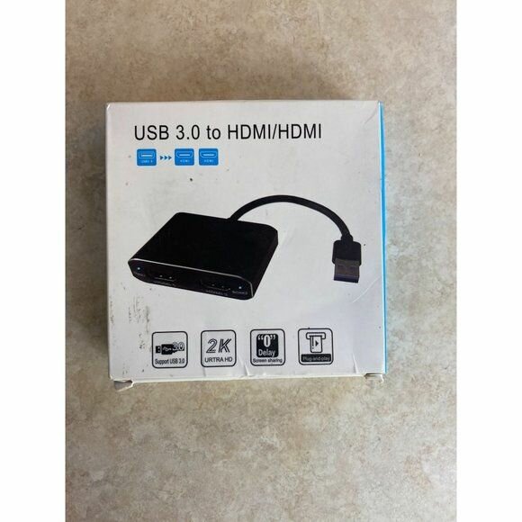 USB 3.0 TO DUO HDMI ADAPTER