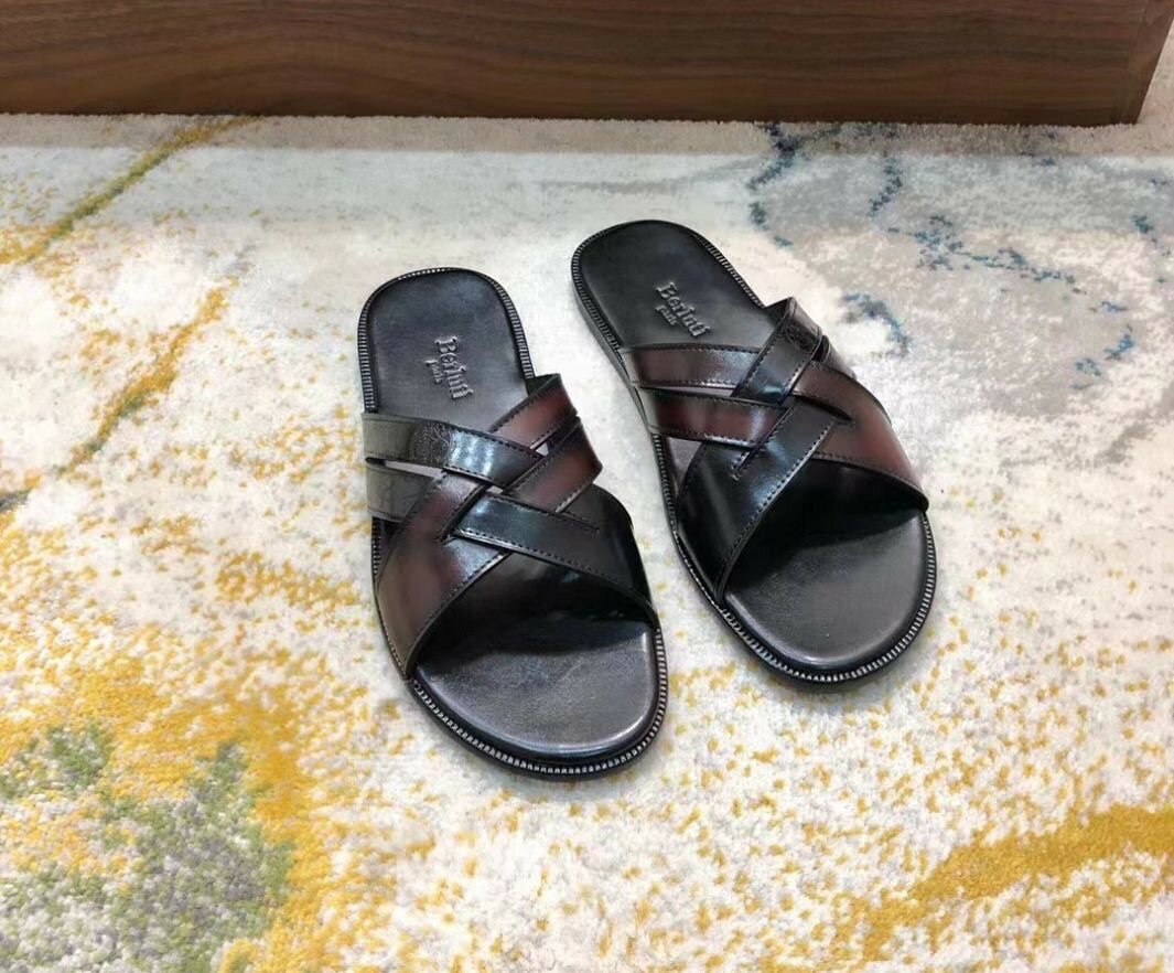 Sandales homme en cuir