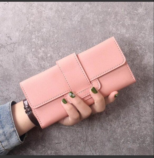 Peach purse