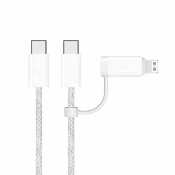 Câble USB-C 3 en 1 rapide