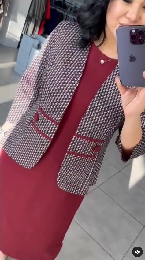 Комплект двойка платье+жакет