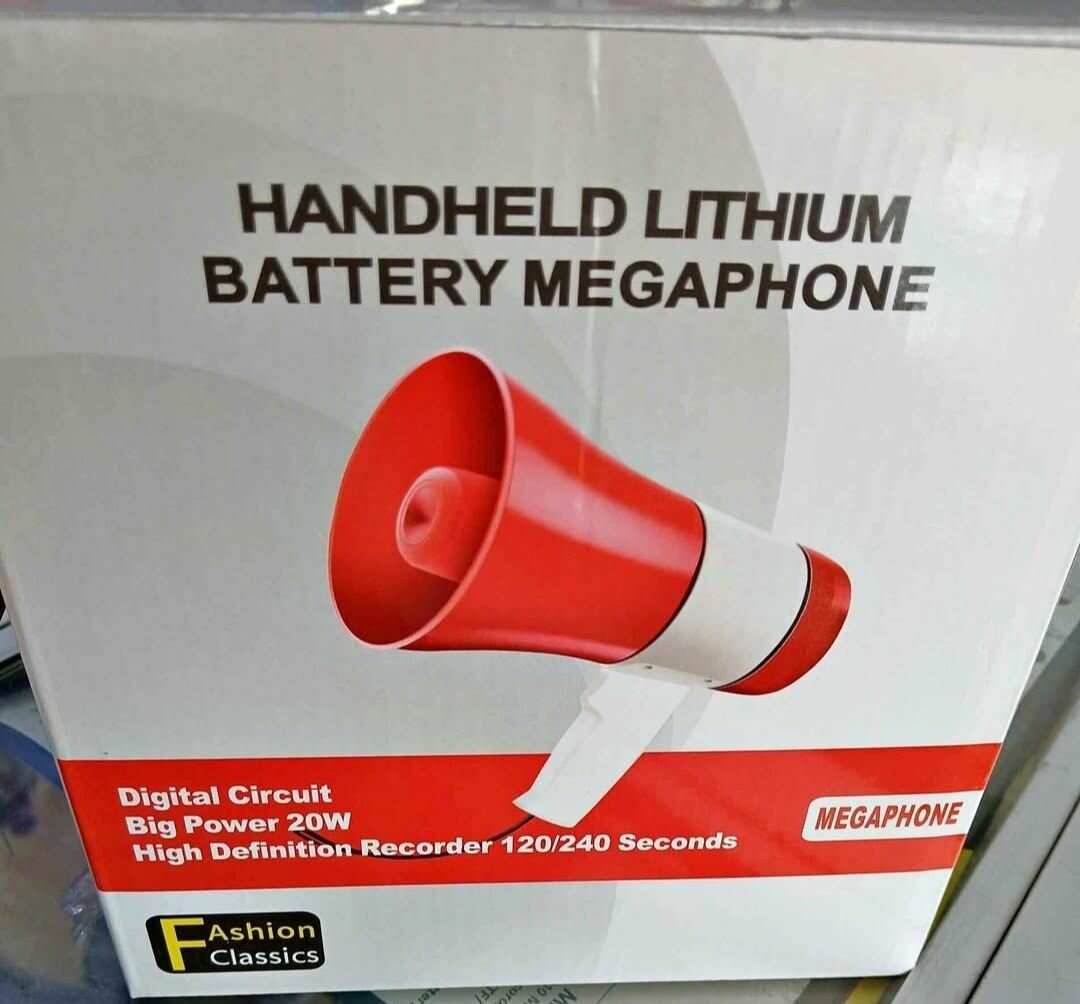 Mégaphone Portable Lithium 20W