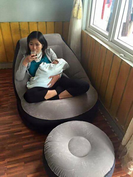 fauteuil gonflable