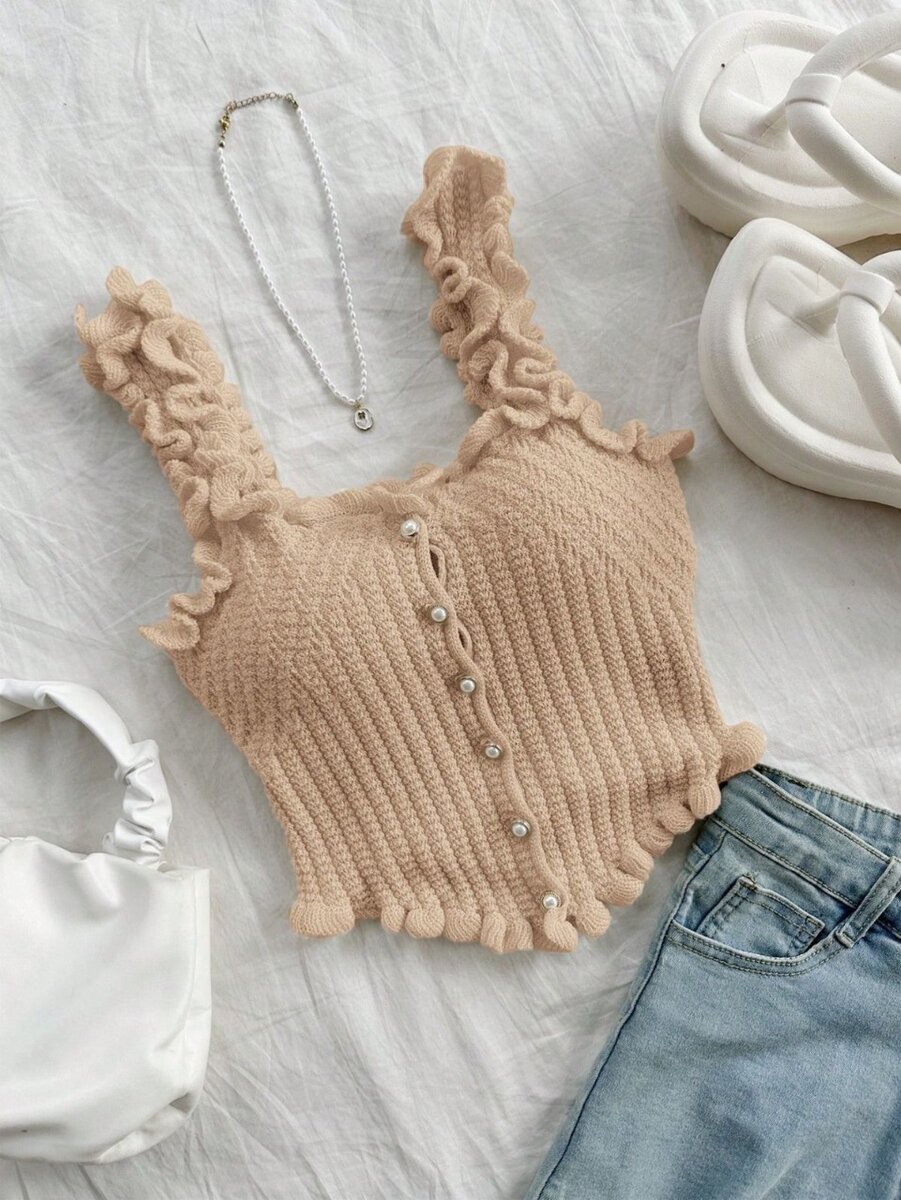 Womans romantic casual vacation sweater