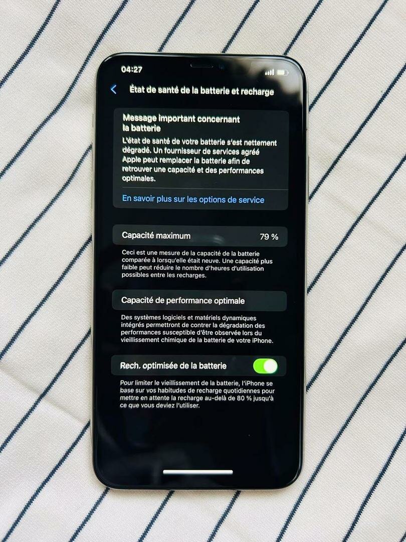 iPhone 11 Pro Max Argente