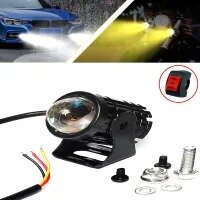 1-PCS Mini Driving Motorcycle Led Light 20w Dual Tone 3-Wires Fog Led For motorcycle, Car, Jeep