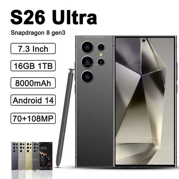 Smartphone S26 Ultra 7.3"
