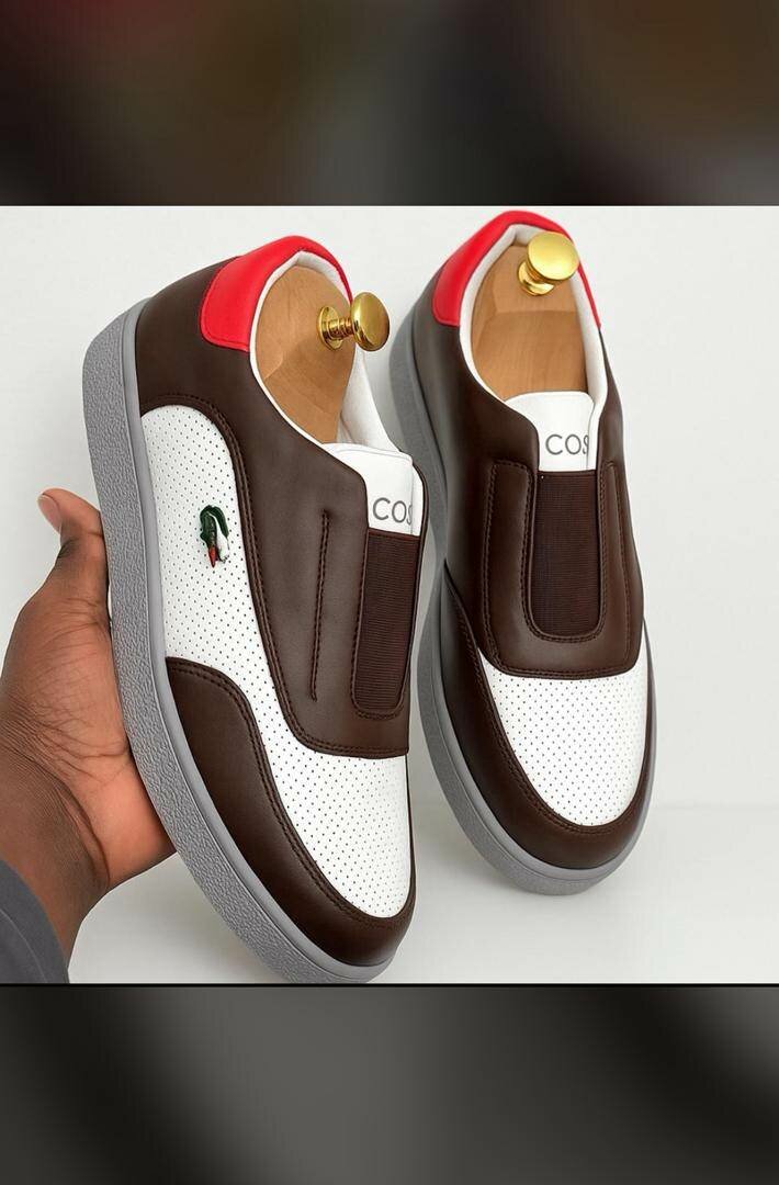 Sneakers élégantes en cuir